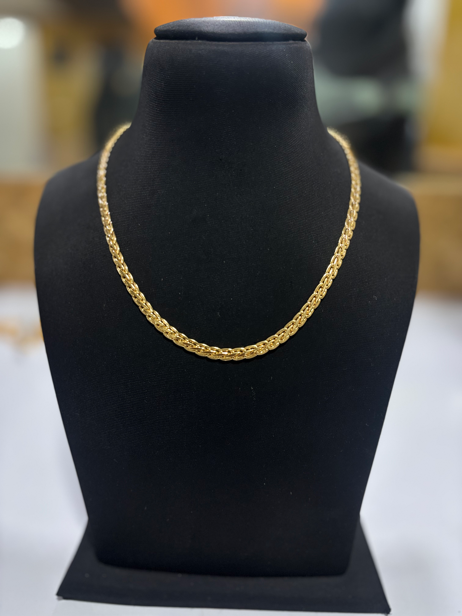 Micro Gold Plated Chain SJCH1429